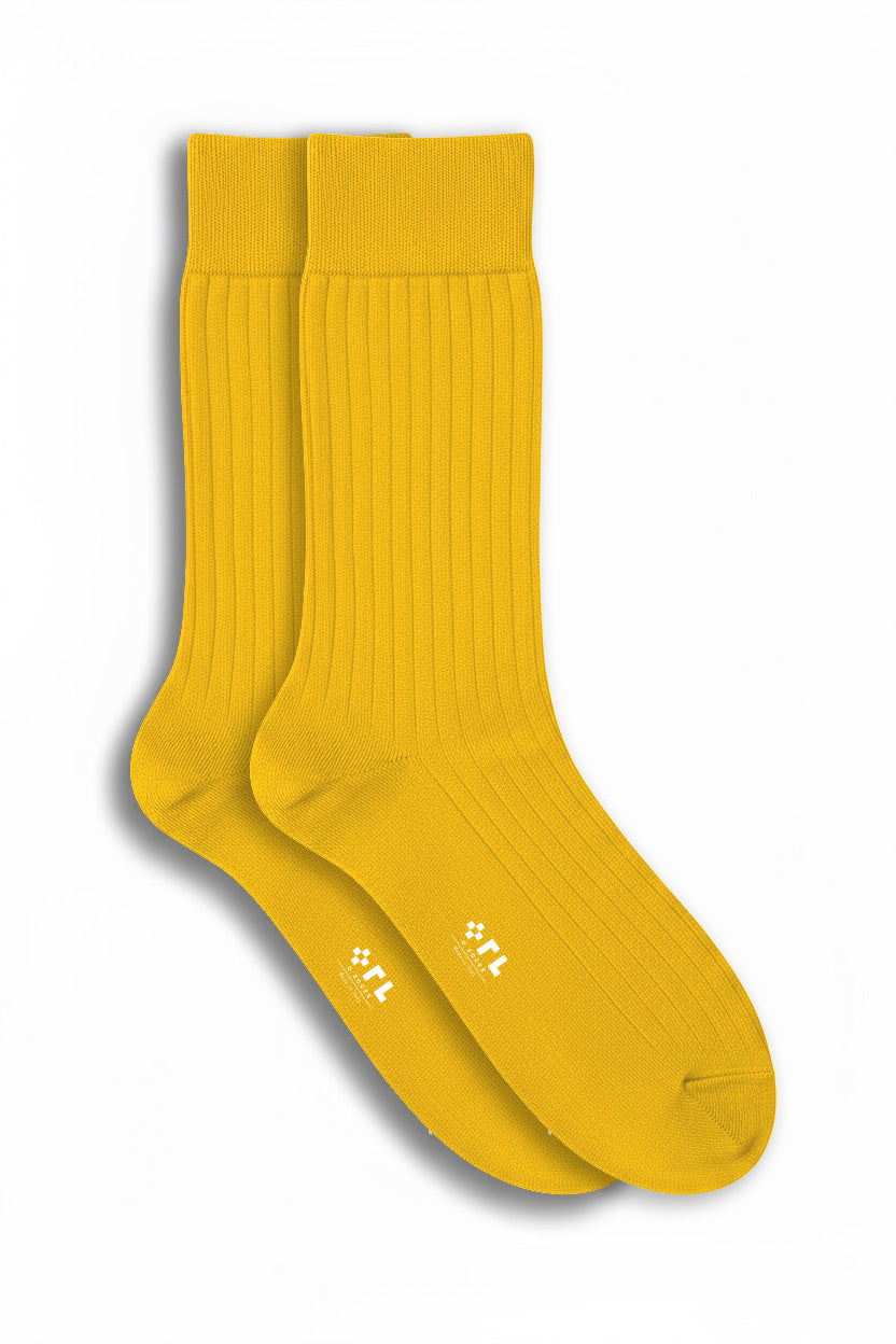 Lemon Cotton Sock
