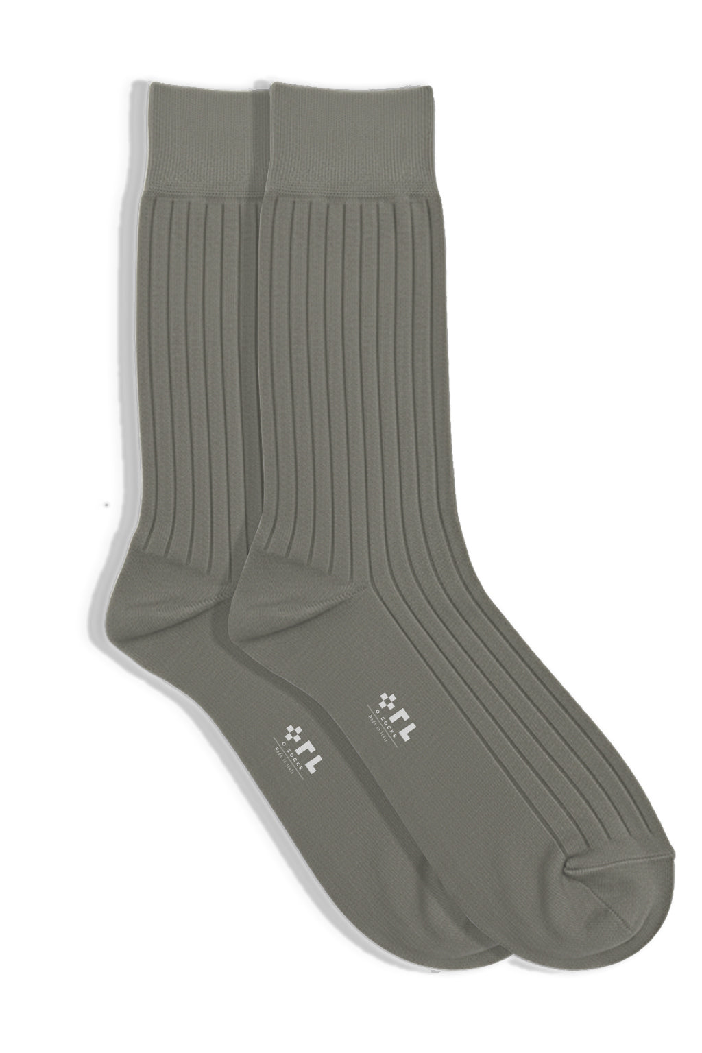 Medium Grey Cotton Socks