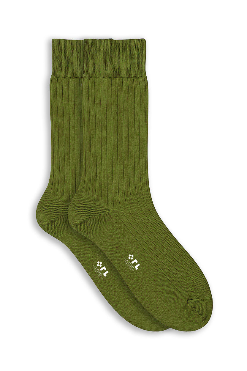 Calza Verde Oliva Cotone