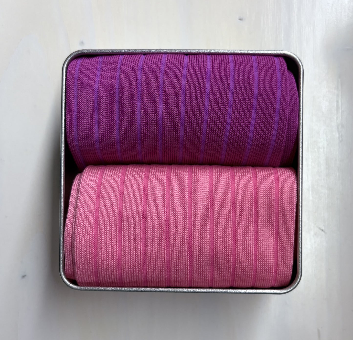 Box 2 Pairs Short Purple-Pink