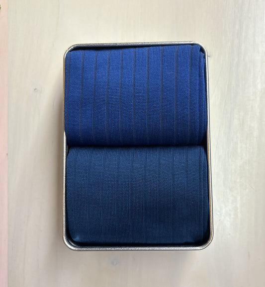 Box 2 Pairs Long Cobalt Blue-Petroleum