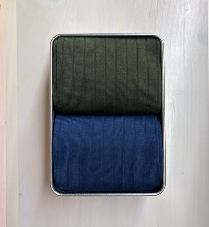 Box 2 Paia Lunghe Verde Militare-Petrolio