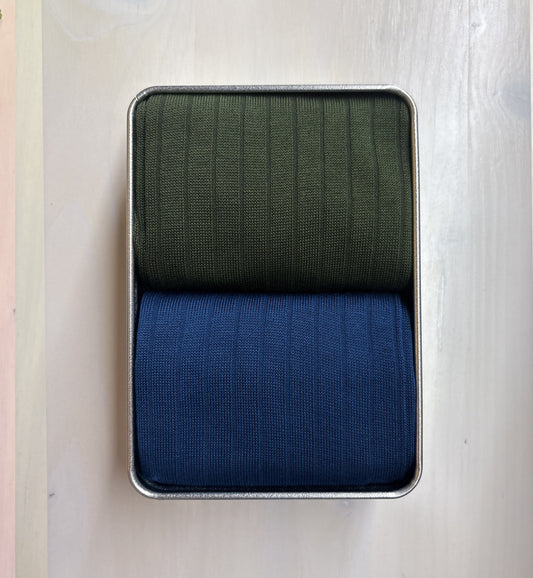 Box 2 Paia Lunghe Verde Militare-Petrolio