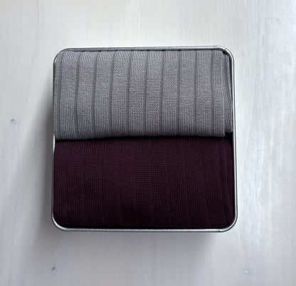 Box 2 Paia Corte Bordeaux-Grigio Medio