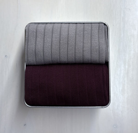 Box 2 Paia Corte Bordeaux-Grigio Medio