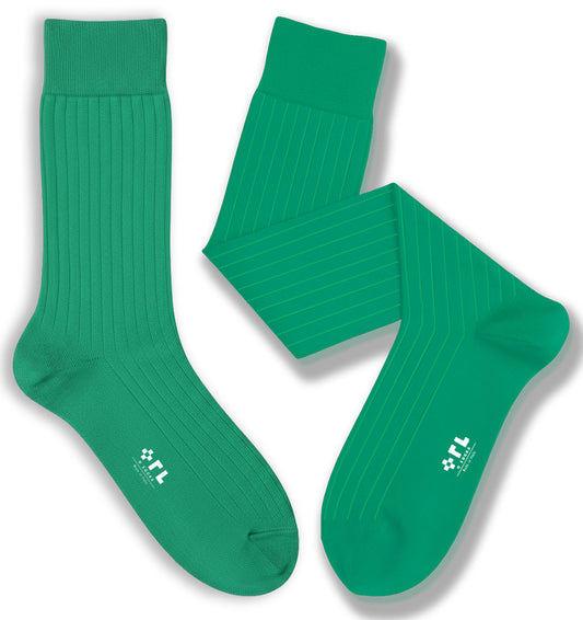 Calza Verde Acqua Cotone