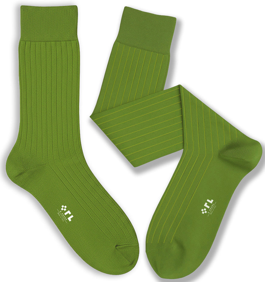 Calza Verde Prateria Cotone