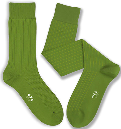 Calza Verde Prateria Cotone