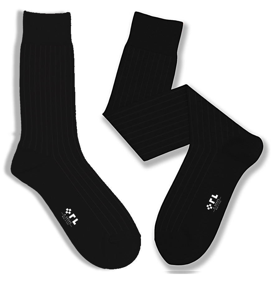 Black Cotton Sock