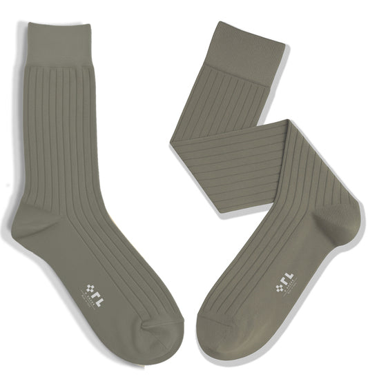 Medium Grey Cotton Socks