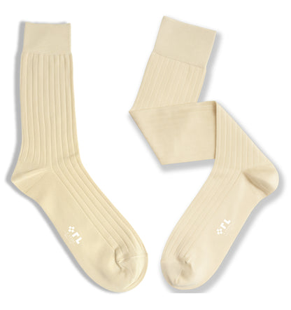 Calza Panna in Filo di Scozia