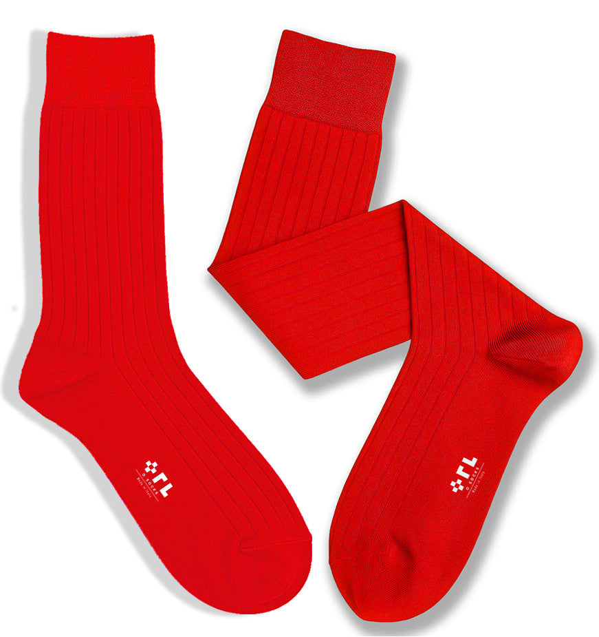 Calza Rossa in Cotone