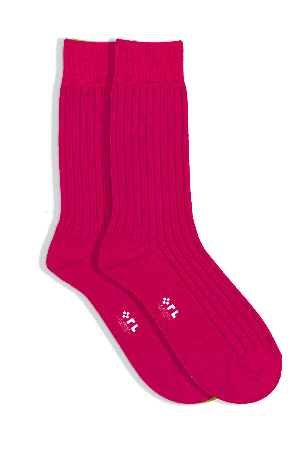 Fuchsia Cotton Socks