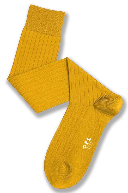 Lisle Cotton Socks - Sun