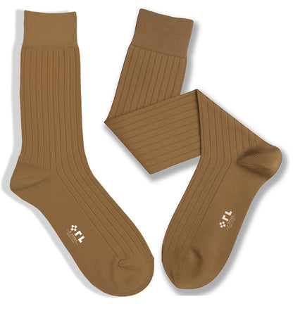 Calza Noce Melange in Cotone