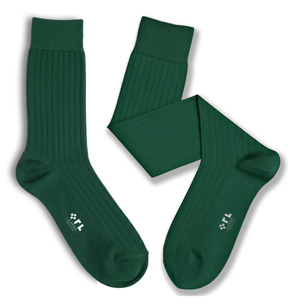 Calza Verde Bosco in Cotone