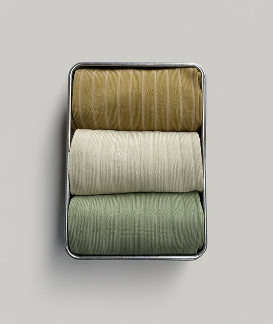 Box 3 Pairs Short Soft Nature